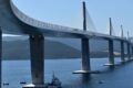 Un gigantesco ponte, costruito dai cinesi, collega due aree della Croazia